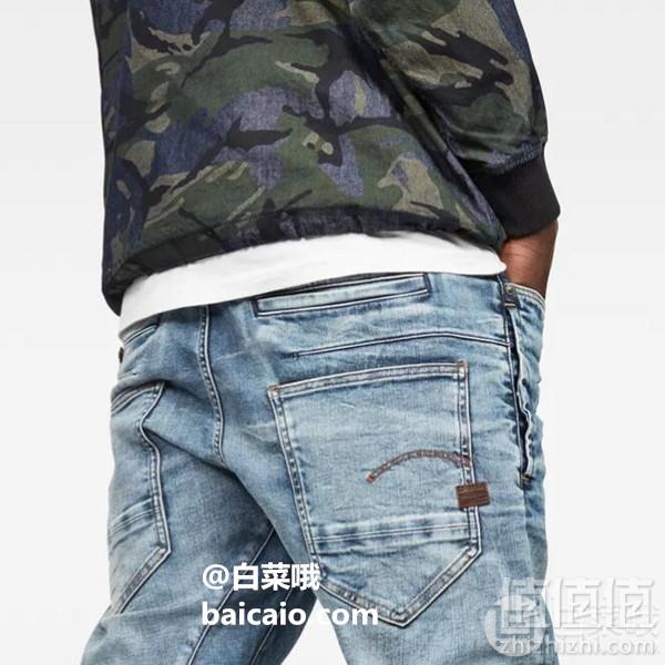 限W28/L34码，G-Star Raw D-Staq系列 男士3D剪裁修身牛仔裤 Prime会员免费直邮含税到手240元