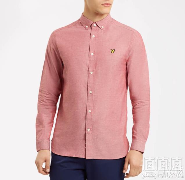 限M码，Lyle & Scott 苏格兰金鹰 Brushed 男士纯棉拉绒长袖衬衫 Prime会员免费直邮含税到手新低170元