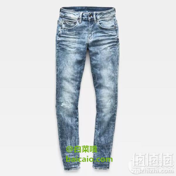 限W23/L32码，G-Star Raw Midge Zip 女士中腰紧身牛仔裤 Prime会员免费直邮含税到手220元（天猫旗舰店1091元）