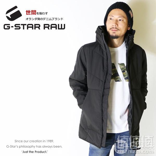 限L码，G-Star Raw Strett Short Chevron 男士连帽棉服外套 Prime会员免费直邮到手509元（天猫旗舰店1649元）