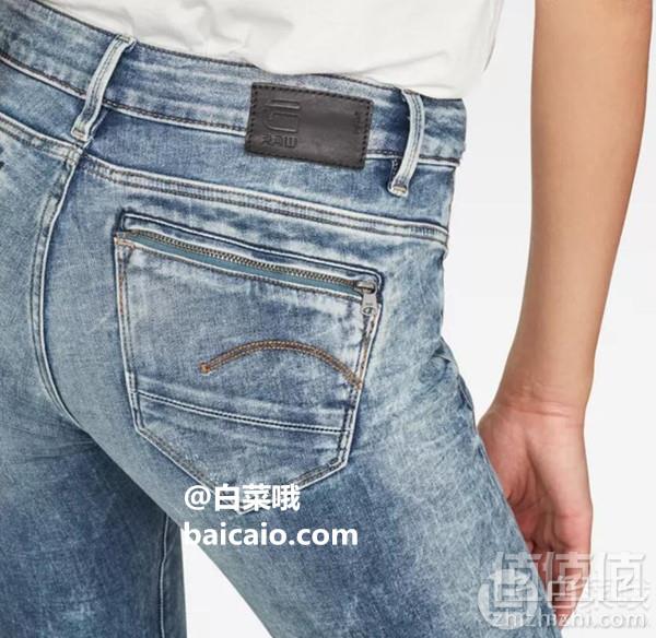 限W23/L32码，G-Star Raw Midge Zip 女士中腰紧身牛仔裤 Prime会员免费直邮含税到手220元（天猫旗舰店1091元）