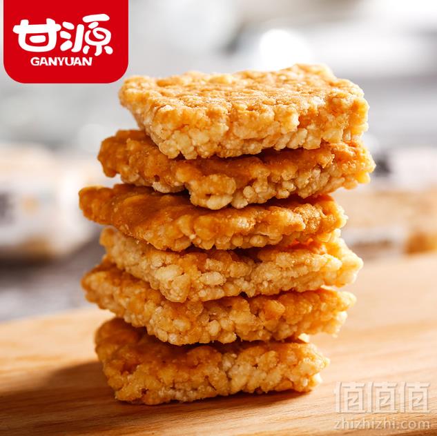 甘源 豆香味/咸蛋黄味 锅巴 500g14.9元包邮（需领券）