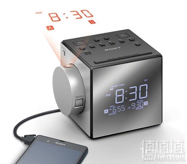 直邮无税，SONY 索尼 ICF-C1PJ 镭射收音机闹钟358.1包邮包税
