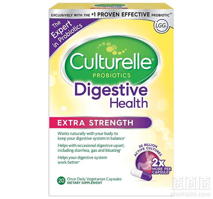 Culturelle 康萃乐 成人双倍强力消化益生菌胶囊 20粒 prime会员凑单免费直邮到手103.38元