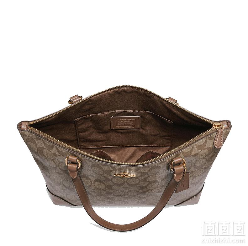 COACH 蔻驰 ZIP TOP 女士C纹涂层单肩托特包  F29208699元包邮包税（需领券）