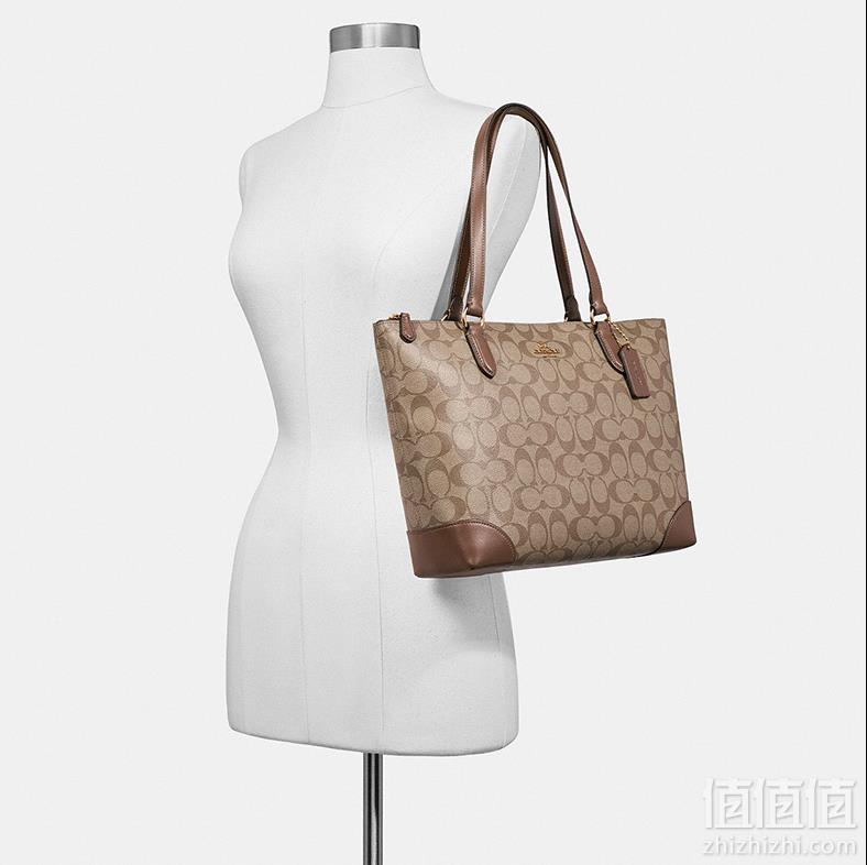 COACH 蔻驰 ZIP TOP 女士C纹涂层单肩托特包  F29208699元包邮包税（需领券）