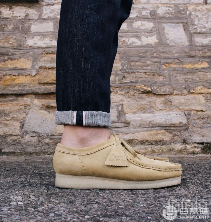 两色码全，Clarks  其乐 男士经典Wallabee低帮袋鼠鞋369元包邮（需领券）