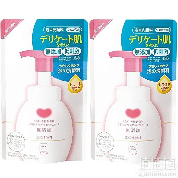 适合凑单，COW 牛牌 牛乳石碱 无添加氨基酸洁面乳 180ml*2瓶 Prime会员凑单免费直邮到手53.67元