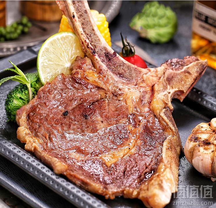 澳洲进口，顶诺 战斧牛排套餐厚切牛扒350g*3份  送不粘锅+酱料168元包邮（需领券）