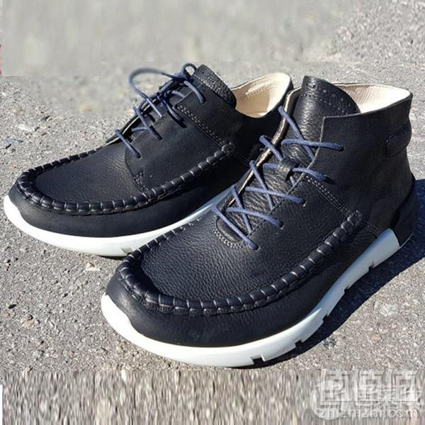限尺码， ECCO 爱步 Cross X 男士真皮高帮休闲鞋 Prime会员免费直邮含税到手790元