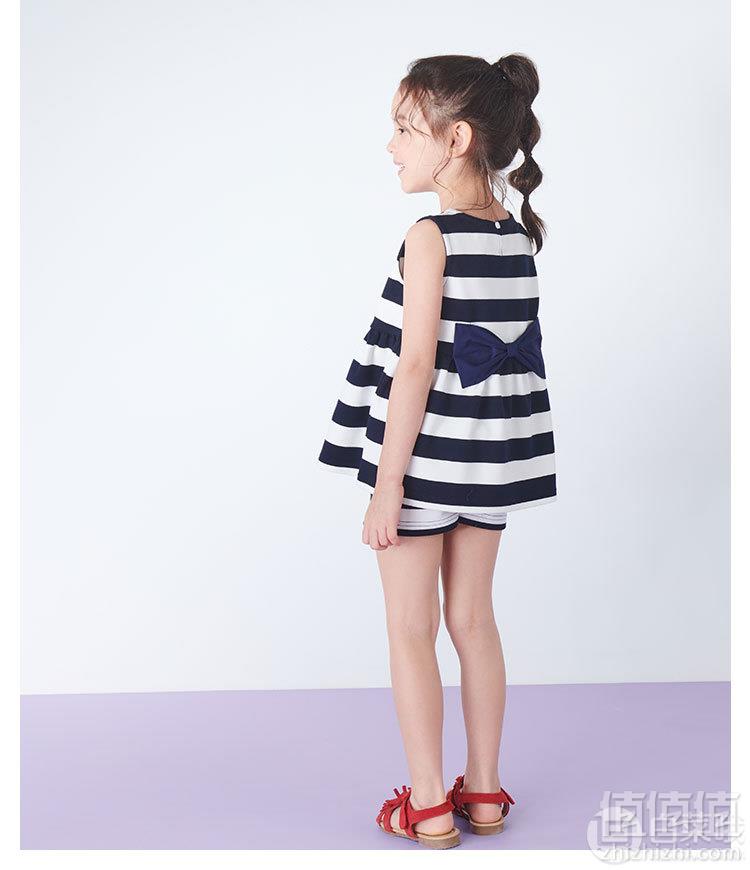 1555811925901407.jpg A类品质,日本超高人气童装品牌 petit main 2019夏新款女童时尚洋气两件套 2色119元包邮(需领券)