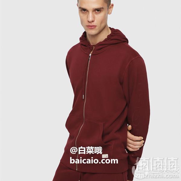限尺码，Diesel 迪赛 Umlt-Brandon-Z 男士休闲连帽卫衣 Prime会员免费直邮含税到手295元
