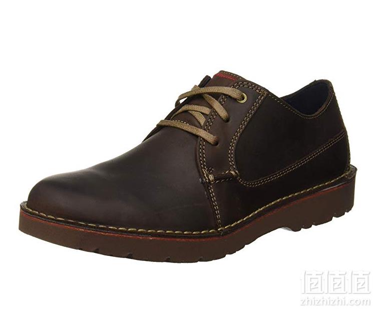 19新款，Clarks 其乐 Vargo Plain 男士真皮系带休闲鞋 Prime会员直邮含税到手380.74元