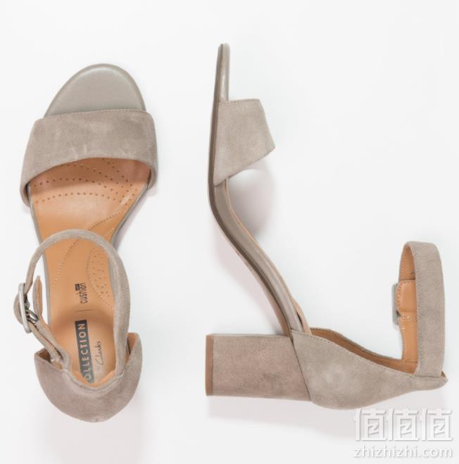 限尺码，Clarks 其乐 deva MAE女士真皮一字带凉鞋  Prime会员免费直邮到手新低365.14元