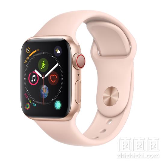 Apple 苹果 Apple Watch Series 4 智能手表 蜂窝数据版 40mm 砂粉色新低3688元包邮