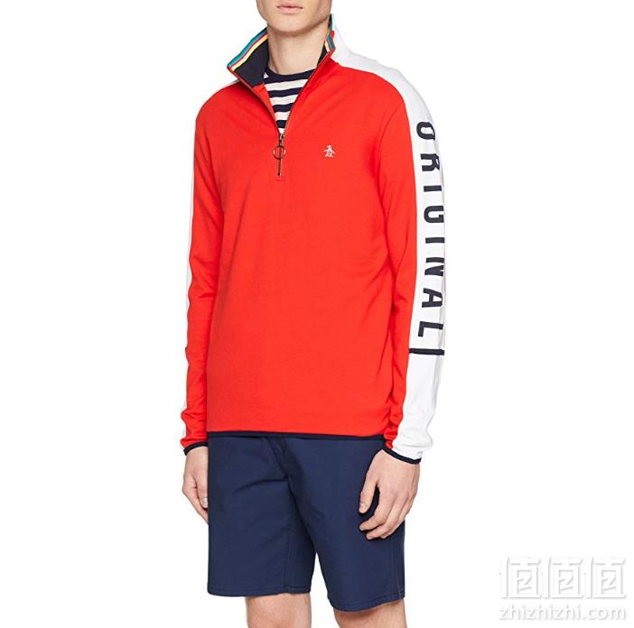 限尺码，Original Penguin 企鹅牌 男士运动衫 Prime会员免费直邮含税到手185.06元