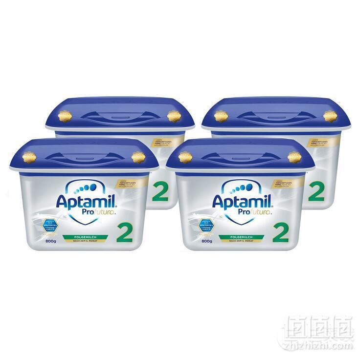 Aptamil 爱他美 白金版 婴幼儿奶粉 2段 800g*4罐 €66.5+运费€24直邮到手685元