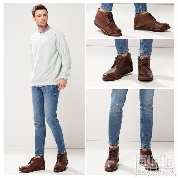 限UK7.5码，国内￥899 Clarks 其乐 Folcroft Mid 男款真皮短靴 Prime会员免费直邮含税到手新低318元