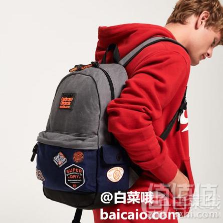 Superdry 极度干燥 Merchant Montana 男士潮流双肩包 Prime会员免费直邮含税到手224元