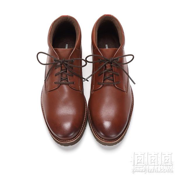 限UK7.5码，国内￥899 Clarks 其乐 Folcroft Mid 男款真皮短靴 Prime会员免费直邮含税到手新低318元