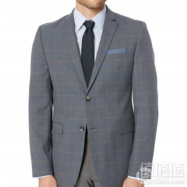 限44S码，Original Penguin 企鹅牌 男士羊毛混纺修身西服 Prime会员免费直邮含税到手490元