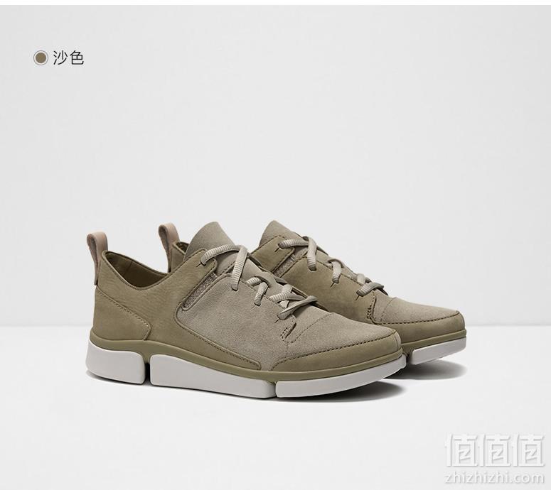 2019新款，Clarks 其乐 Tri Turn女士三瓣底圆头系带休闲鞋 Prime会员免费直邮443元包邮