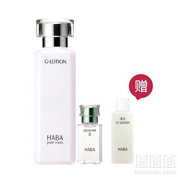 <span>白菜！</span>Haba 鲨烷润泽滋养套组(G露180ml+美容油Ⅱ15ml+VC水20ml)新低200元包邮（下单5折）