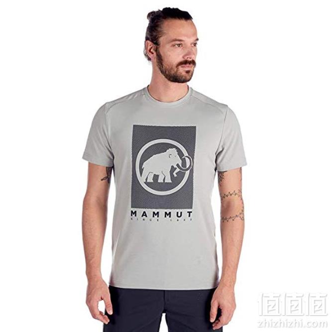 Mammut 猛犸象 Trovat 男士亲肤速干短袖T恤1017-09862 两色175元包邮（需用码）