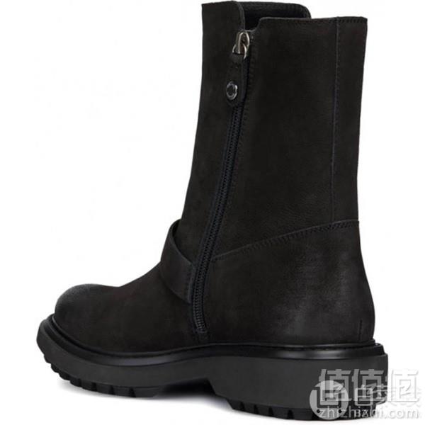 限尺码，Geox 健乐士 D Asheely D 女士真皮机车装靴D847AD Prime会员免费直邮含税到手279元