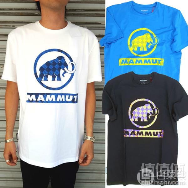 <span>限尺码白菜！</span>Mammut 猛犸象 男士创意印花圆领短袖T恤1017-00490新低135元包邮（需用码）