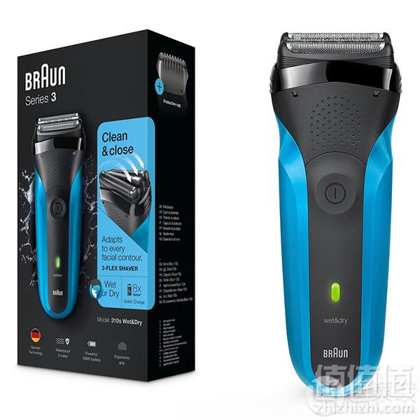 Braun 博朗 Series 3 310s 干湿两用电动剃须刀新低219元包邮