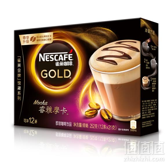 Nestle 雀巢 金牌馆藏 睿雅摩卡咖啡 21g*12条凑单低至17.45元/件（满￥199-100）