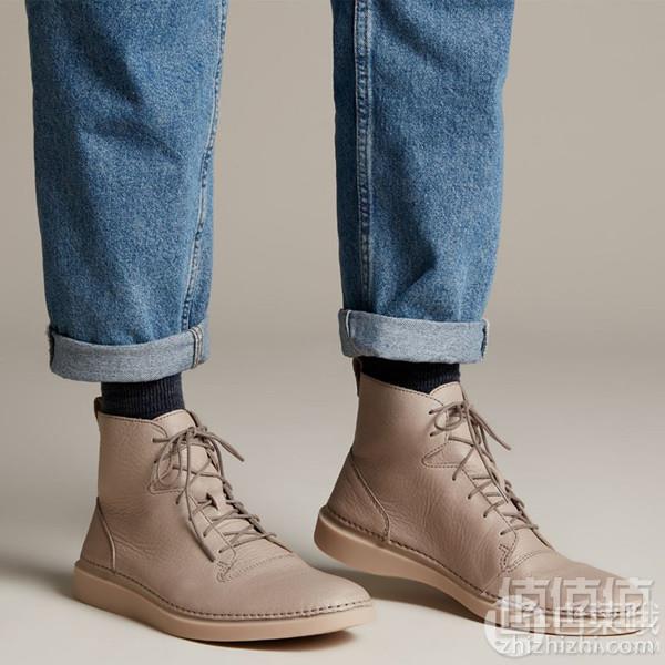 Clarks 其乐 Hale Rise 男士牛皮高帮休闲鞋416元包邮