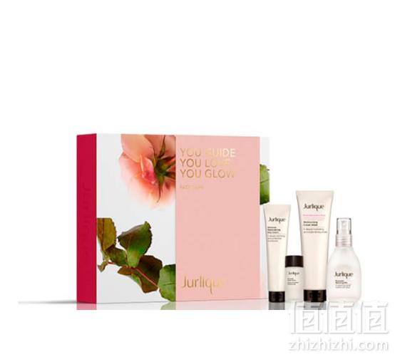 价值£65，JURLIQUE 茱莉蔻 面部护理套装（花卉水50ml+玫瑰面膜50ml+亮肤面霜40ml+精华水10ml）£35（需用码）凑单免费直邮到手264元
