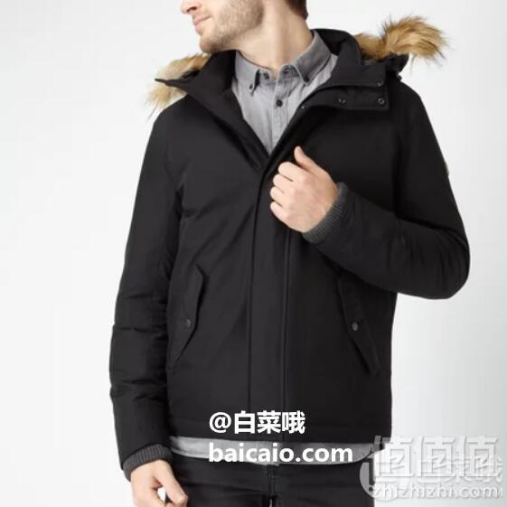 限M码，Boss Orange 橙标 Owylie 男士连帽羽绒夹克 Prime会员免费直邮含税到手874元