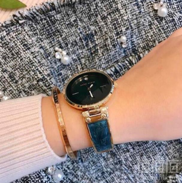 Anne Klein 安妮·克莱因 AK/2512LPGB 女士极简镶钻时尚腕表 Prime会员免费直邮含税到手新低221元
