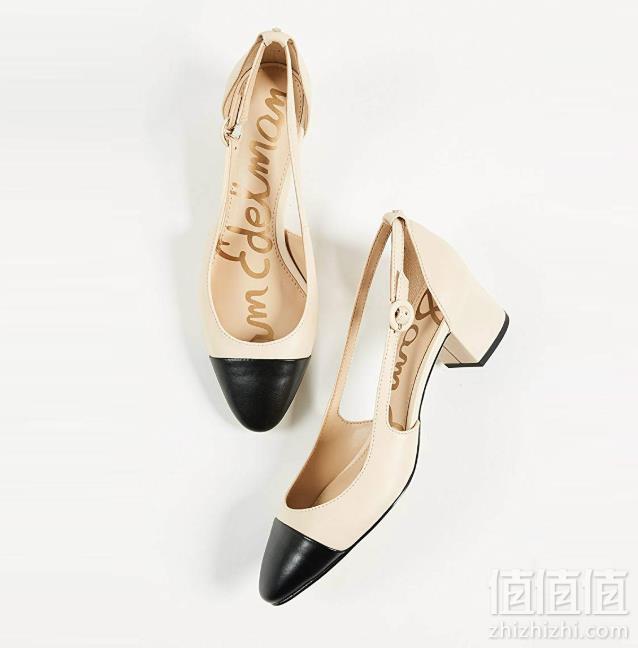 Sam Edelman Leah 女士真皮粗跟单鞋 E8355L1244元包邮包税