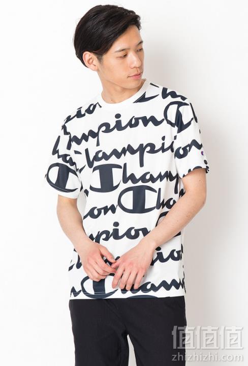 日版 Champion 冠军牌 C3-PS322  男士印花短袖T恤 多色 Prime会员免费直邮到手153.6元