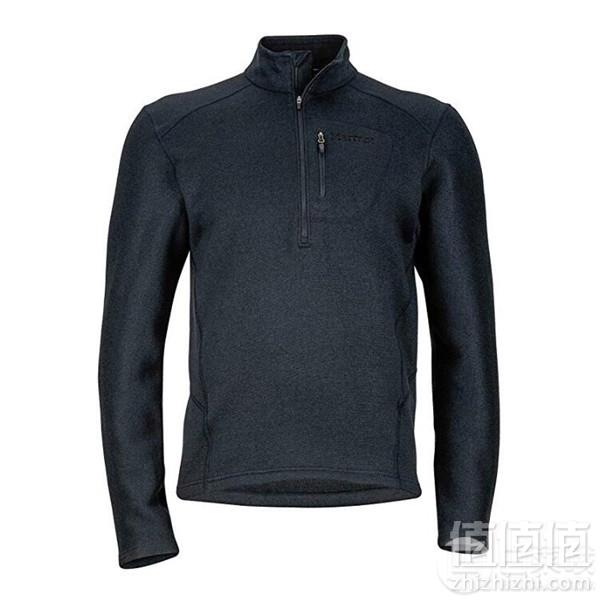 限尺码，Marmot 土拨鼠 Drop Line ½ 男士抓绒衣 Prime会员免费直邮含税到手362元
