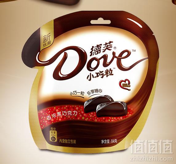 Dove 德芙 香浓黑巧克力 84g*16件 124.8元包邮7.8元/件（双重优惠）