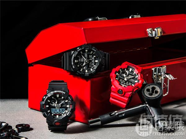 Prime会员专享，Casio 卡西欧 G-Shock系列 GA-700-1ADR 男士背光防水运动手表399元包邮包税（下单9.5折）