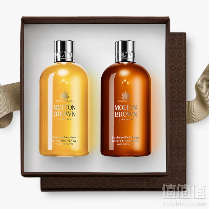 Molton Brown 沐浴露礼盒 300ml*2瓶 £30（需用码）免费直邮到266元