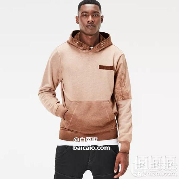 限L码，G-Star Raw Batt 男士连帽卫衣 Prime会员免费直邮含税到手305元