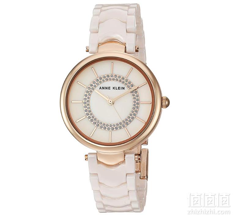 Anne Klein 安妮克莱恩 AK/3308WTGB  女士陶瓷手链石英表 Prime会员凑单免费直邮含税到手296.95元