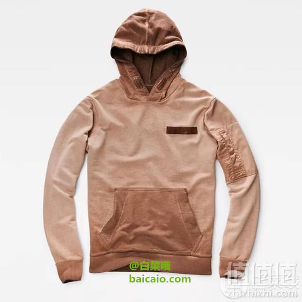 限L码，G-Star Raw Batt 男士连帽卫衣 Prime会员免费直邮含税到手305元