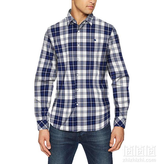 限M码，G-Star Raw Core 男士纯棉格子衬衫 Prime会员免费直邮含税到手260.11元