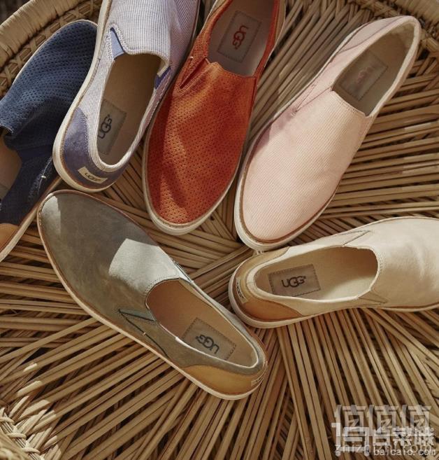 UGG 波德沃克系列 女士真皮透气一脚蹬 两色新低266元包邮（需领券）