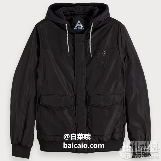 限L码，Scotch & Soda 男士带帽飞行员夹克 Prime会员免费直邮含税到手422元