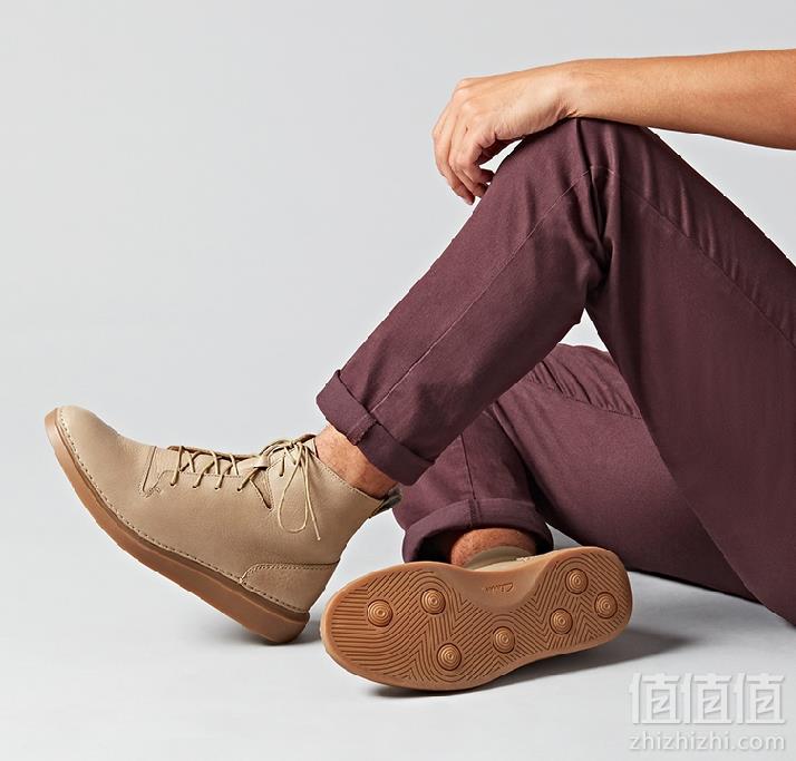 限尺码，Clarks 其乐 Hale Rise 男士牛皮高帮休闲鞋 Prime会员免费直邮含税331.4元包邮