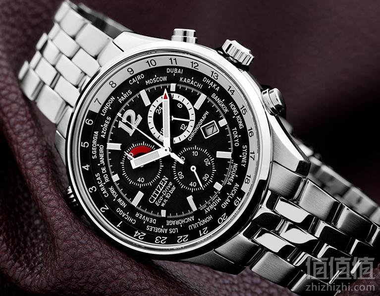 CITIZEN 西铁城 男士石英手表 AT0365-56E1375.3元包邮包税